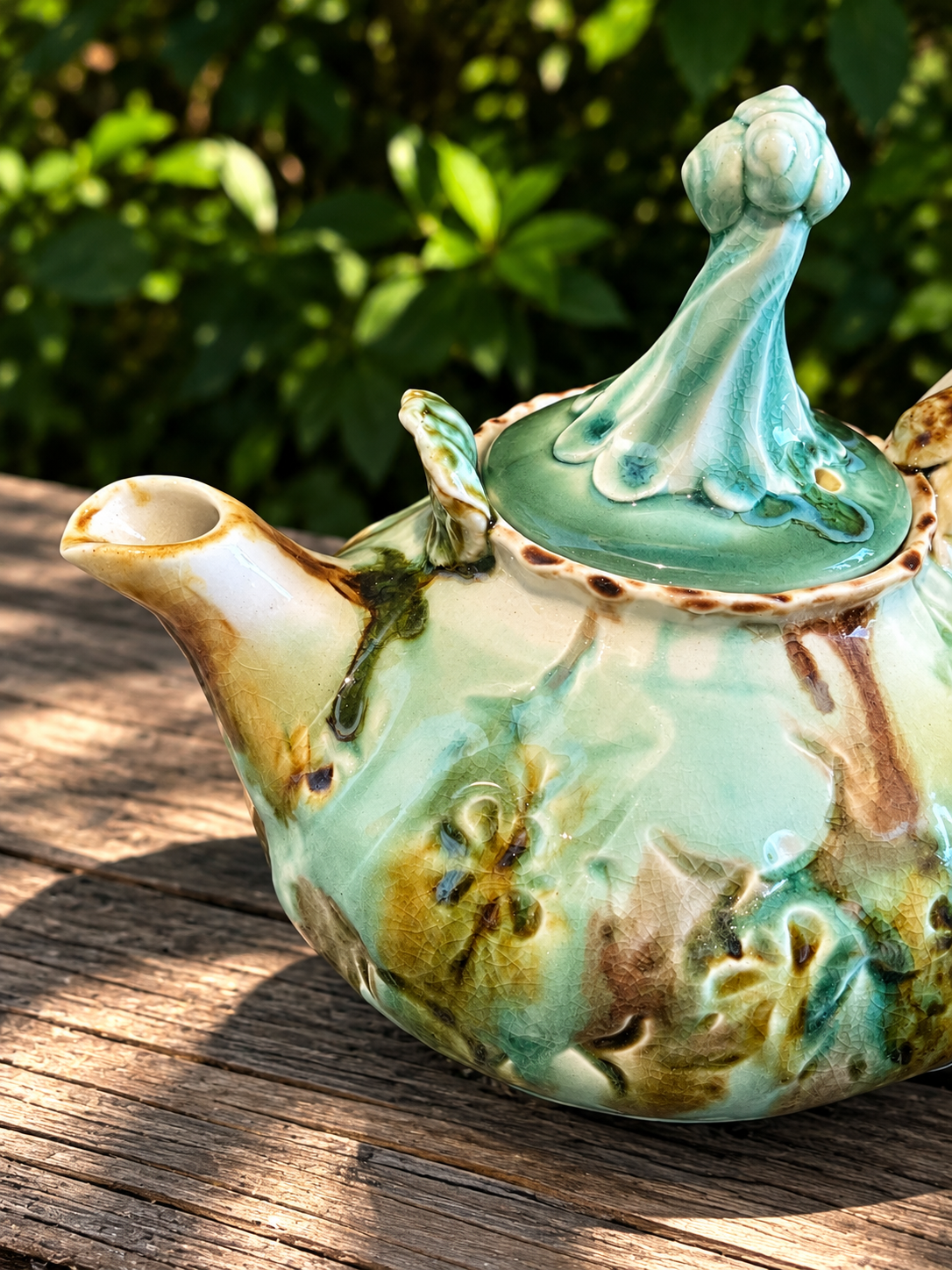 Nature Imprinted Teapot