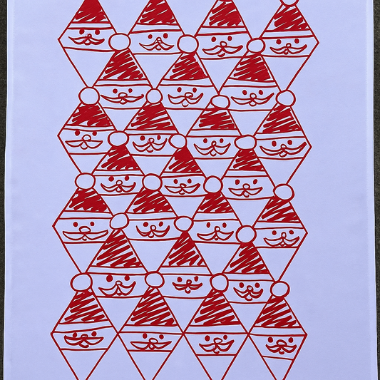 Tuesday Print Christmas Cotton Tea Towel