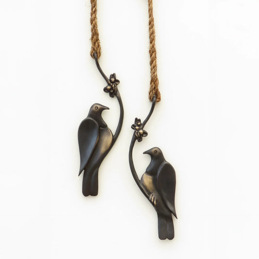 Bronze Kereru Hanging Wall Art