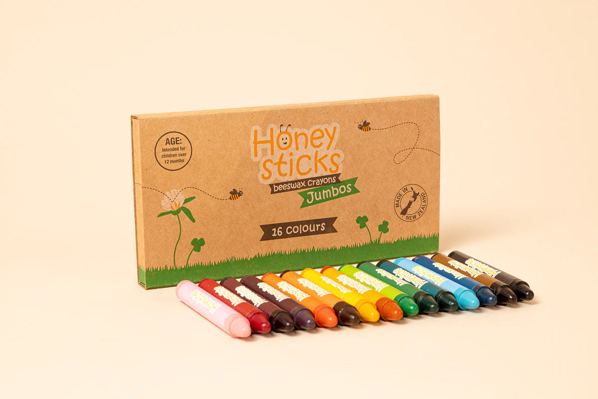 Honeysticks Jumbo Crayons 16 Pack