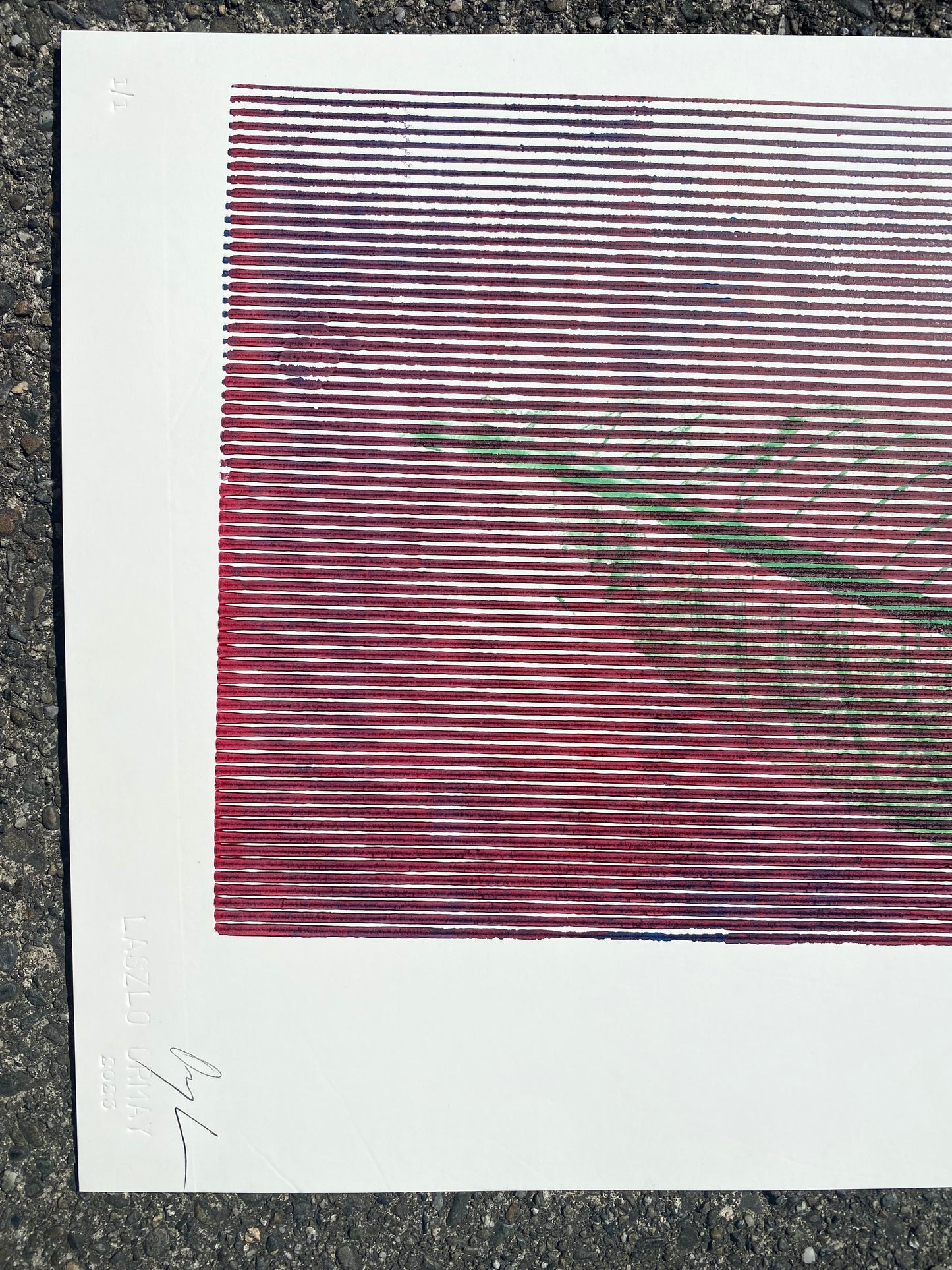 L.O.S.T 10 - Monotype Print