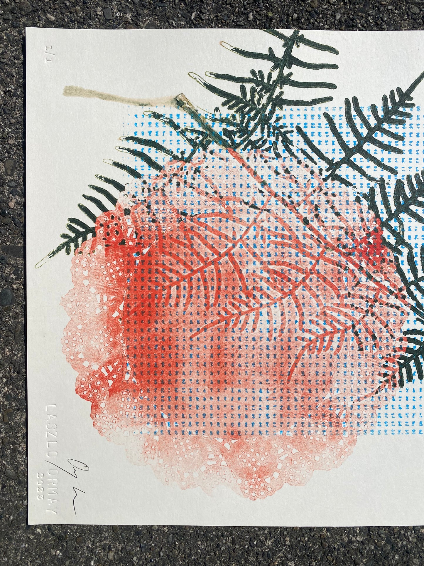 L.O.S.T 8 - Monotype Print