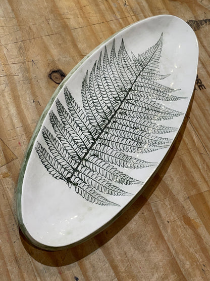 Fern and Leaf Waka Dish