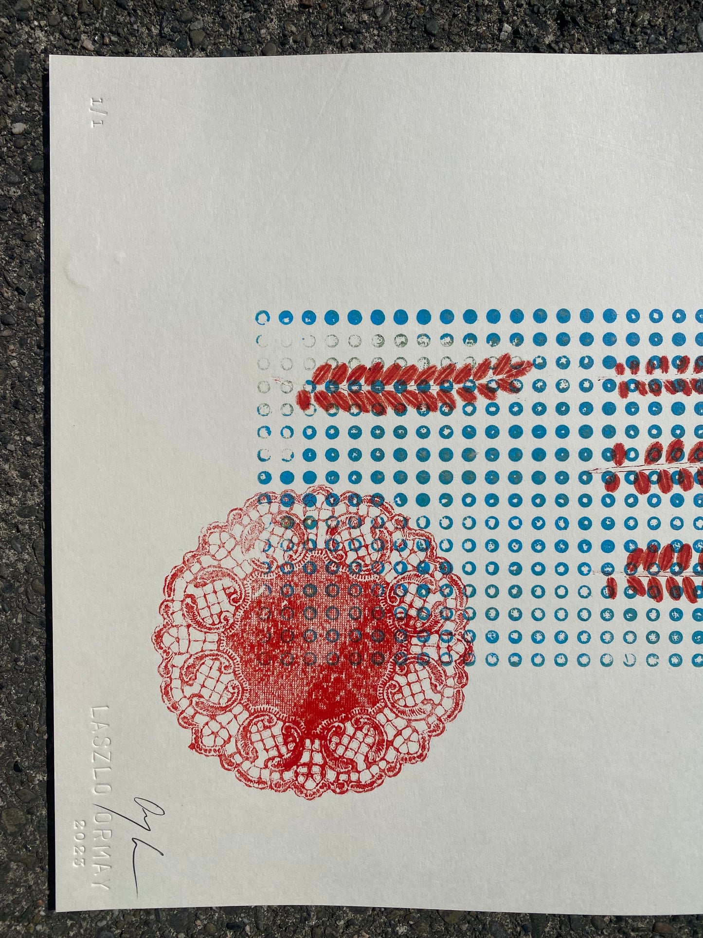 L.O.S.T 2 - Monotype Print