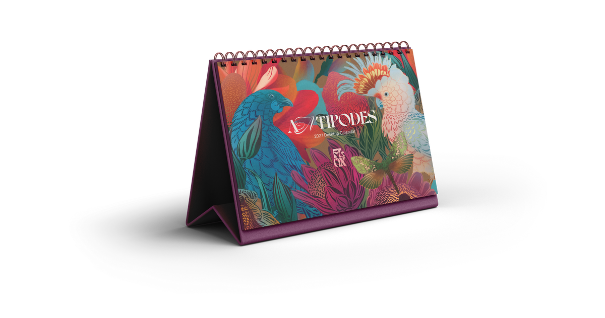Antipodes 2027 Desktop Calendar
