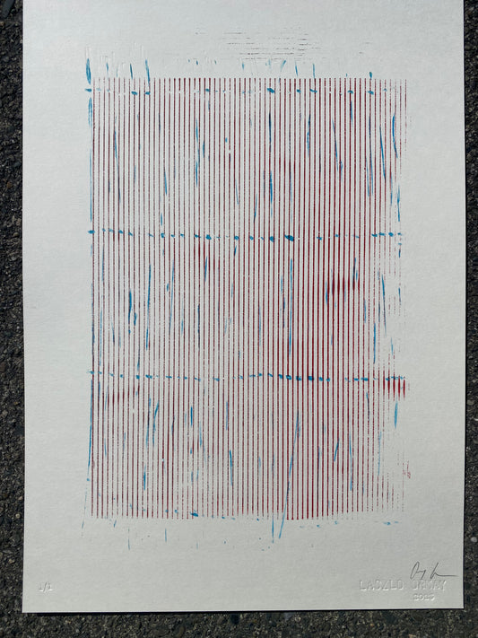 L.O.S.T 14 - Monotype Print