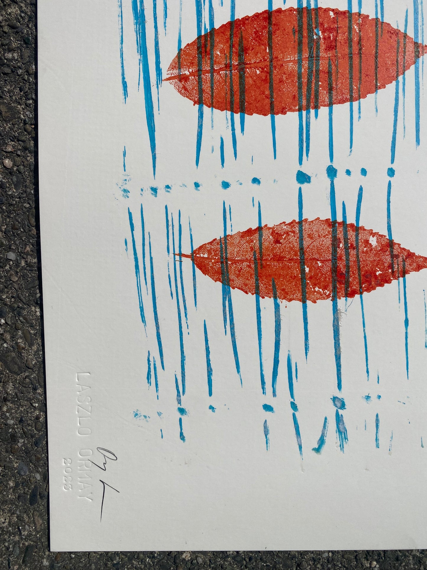 L.O.S.T 11 - Monotype Print