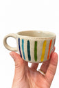 Rainbow Stripes Carved Mug – Everyday Mugging
