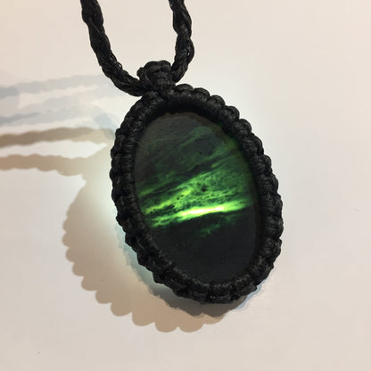 Blue Jade Amulet Pendant - Nelson Jade