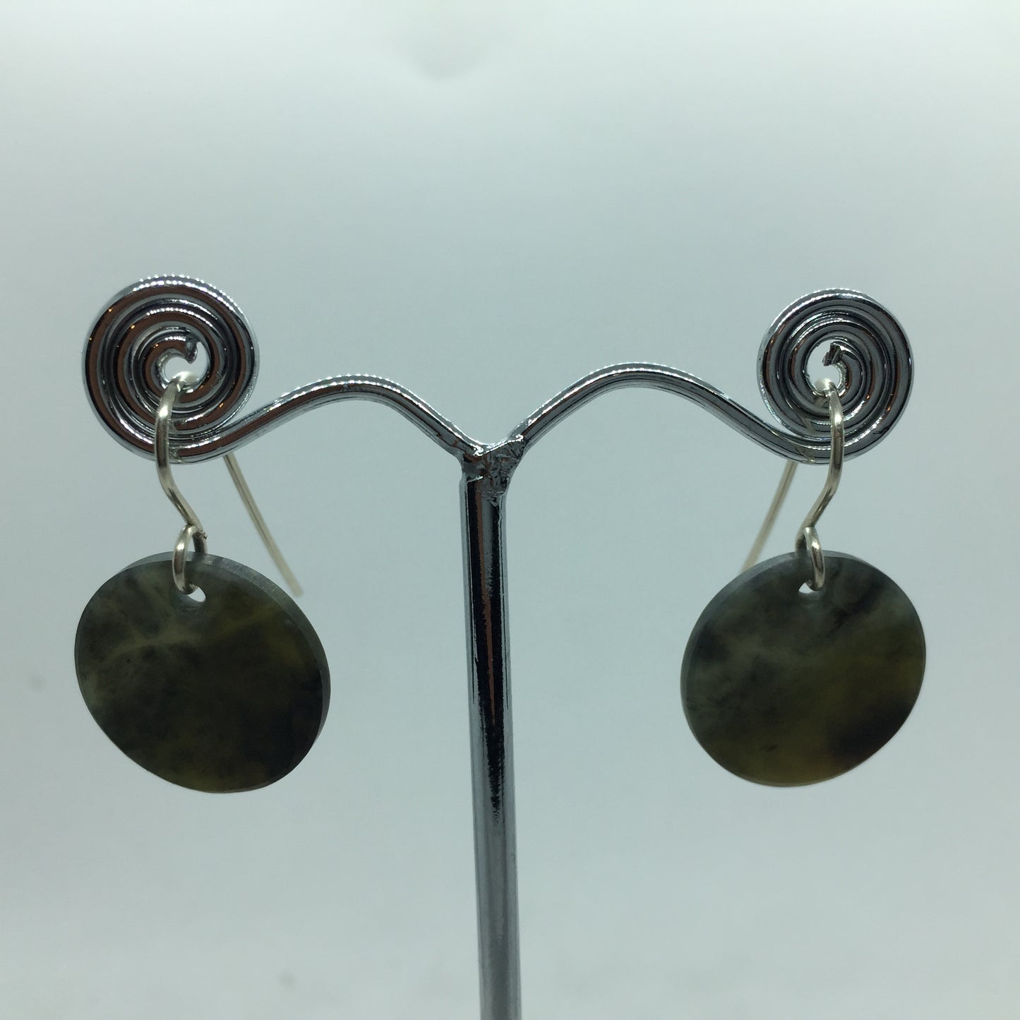 Jade Round Earrings - Nelson Jade