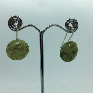 Jade Round Earrings - Nelson Jade
