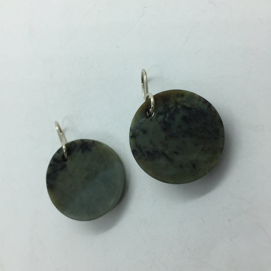 Jade Round Earrings - Nelson Jade