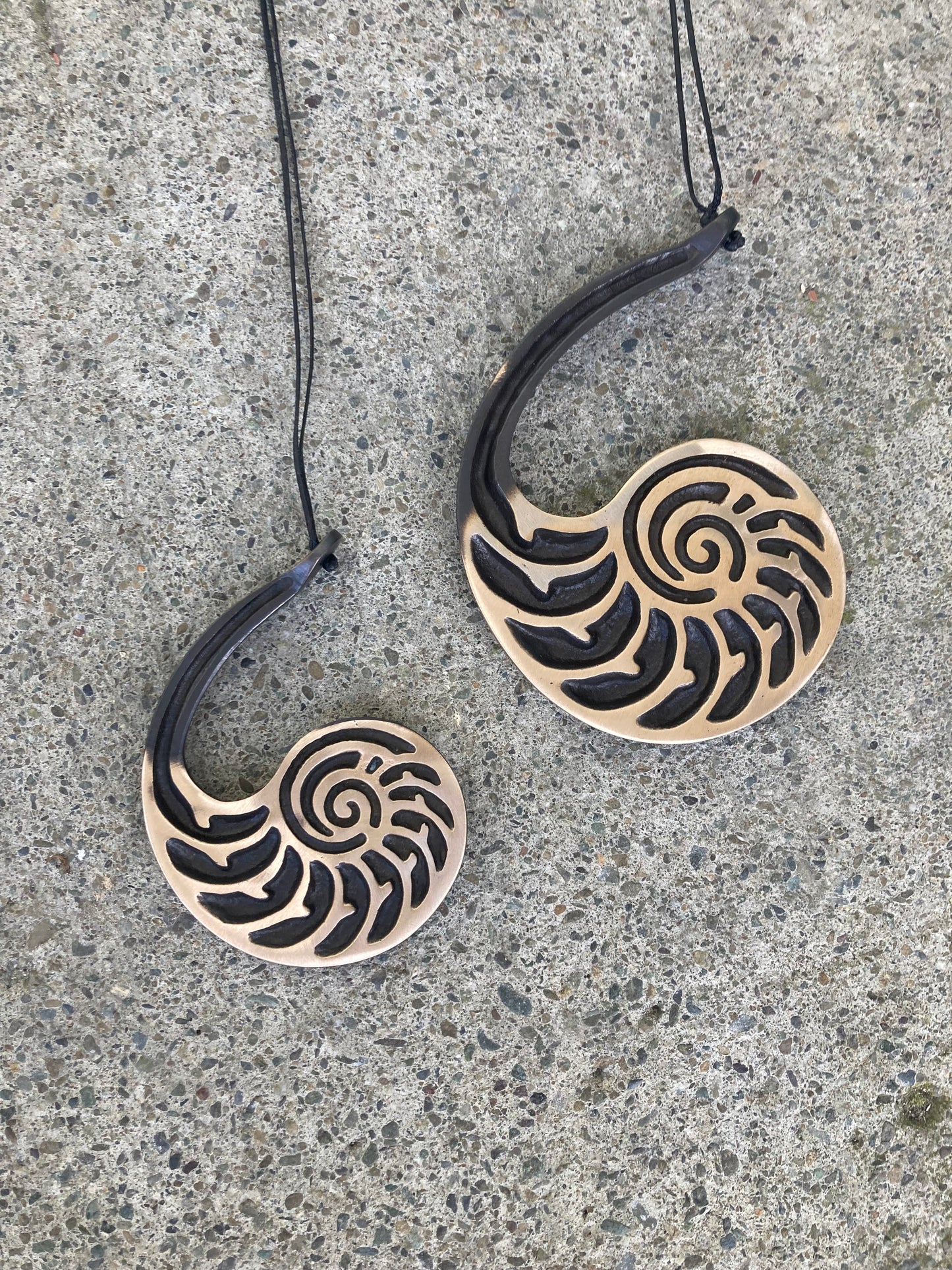 Bronze Nautilus Hanging Wall Art