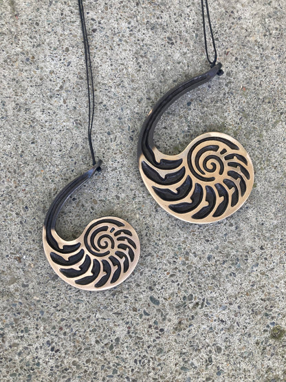 Bronze Nautilus Hanging Wall Art