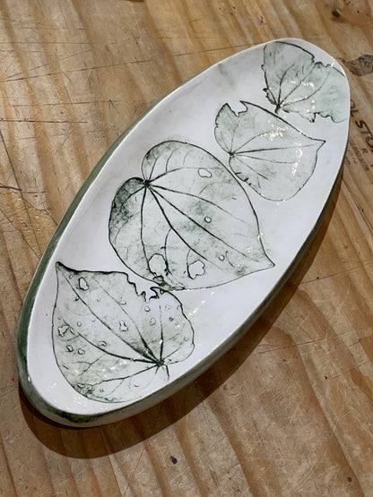 Fern and Leaf Waka Dish