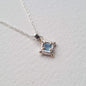 Aquamarine Slab Necklace