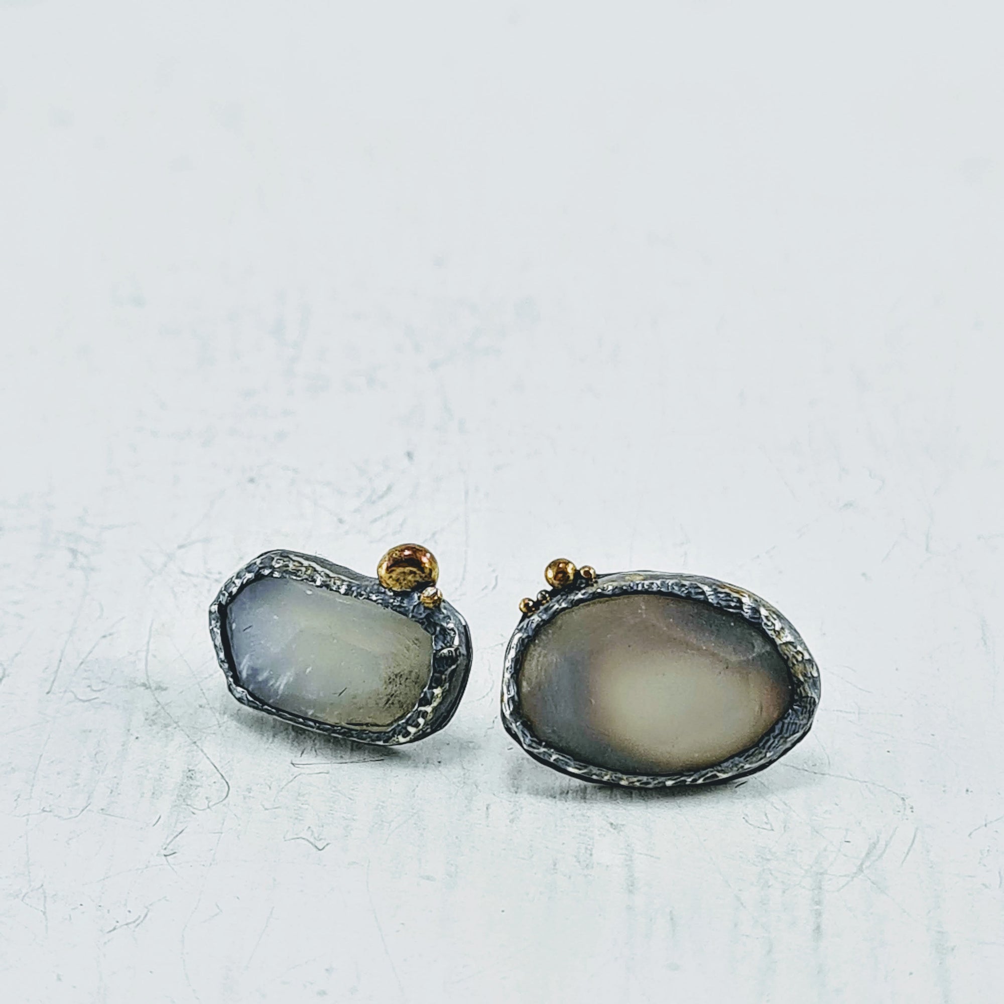 Moonstone Studs