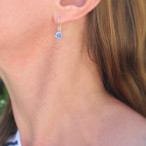 Forget Me Not Flower Drop Earrings