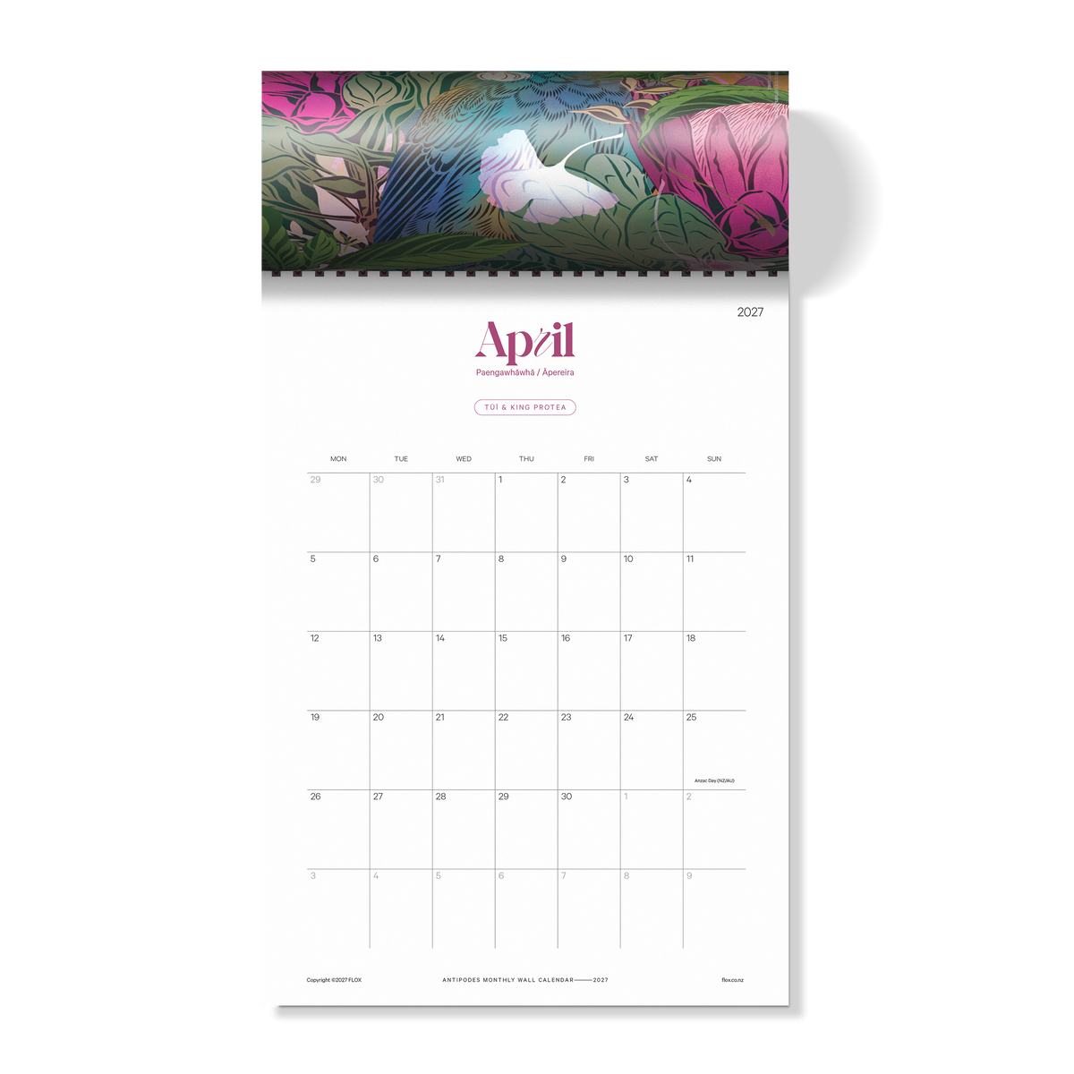Antipodes 2027 Calendar