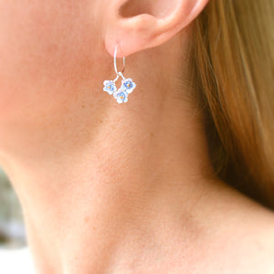 Forget Me Not Flower Trio Earrings