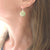 Kina Shell Earrings - Jade Colour