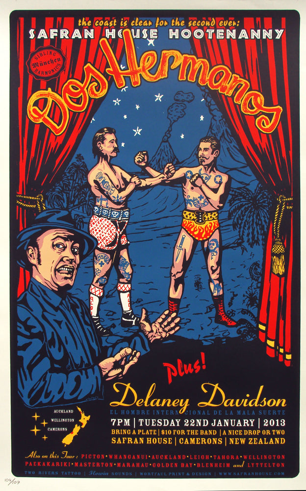 Gig Posters - Hand pulled Serigraph