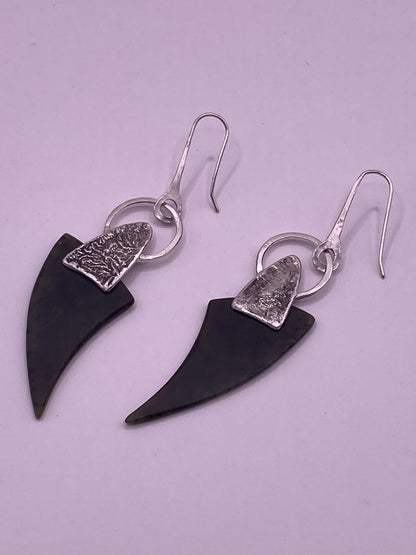Large Tooth Earrings