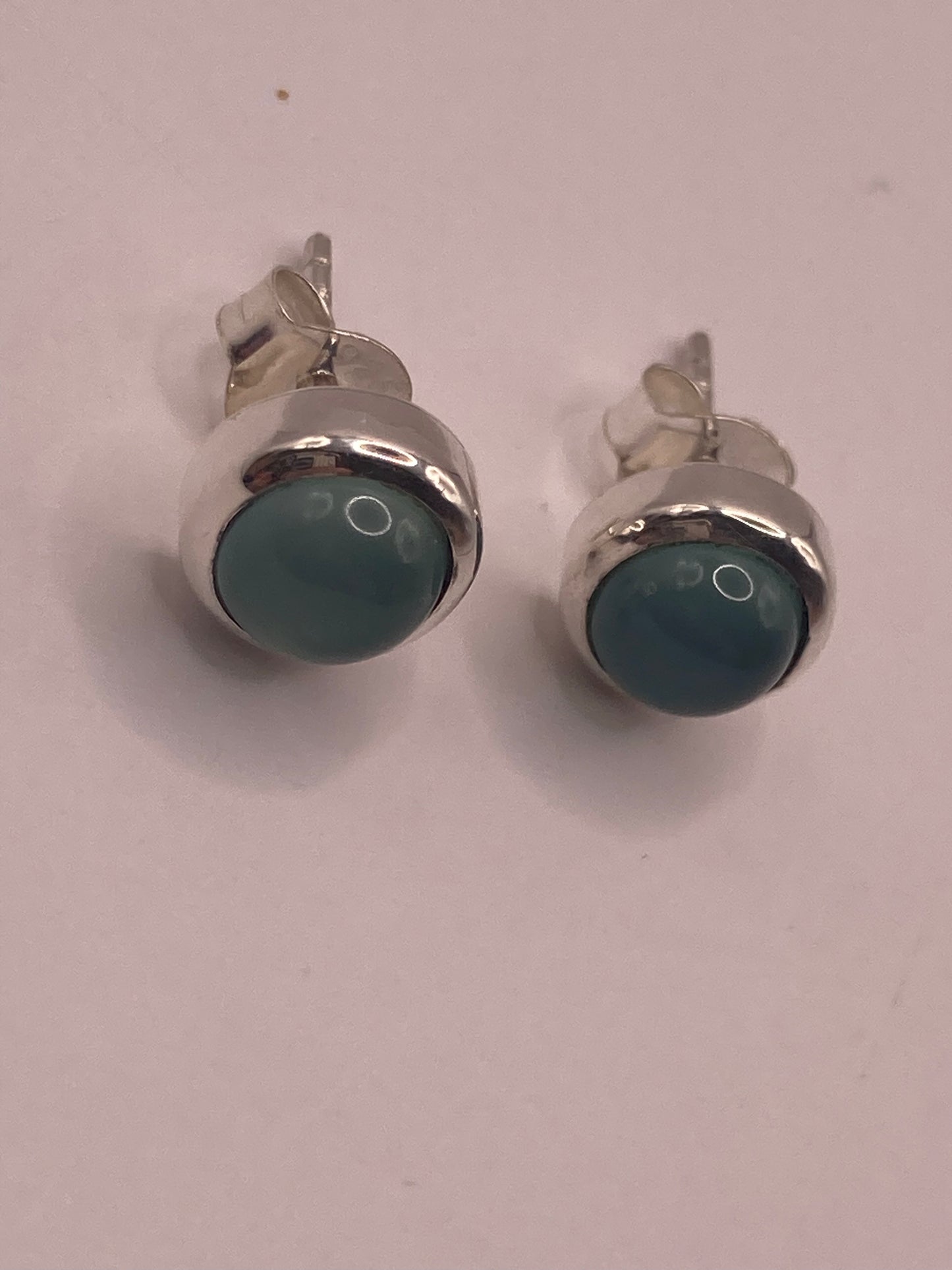 Chalcedony Stud Earrings