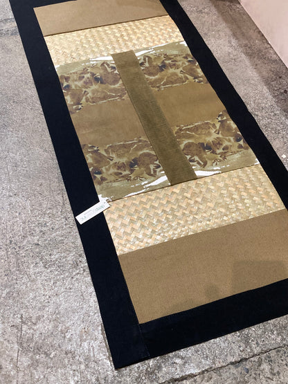 Textile Exile Screenprinted Art Runner