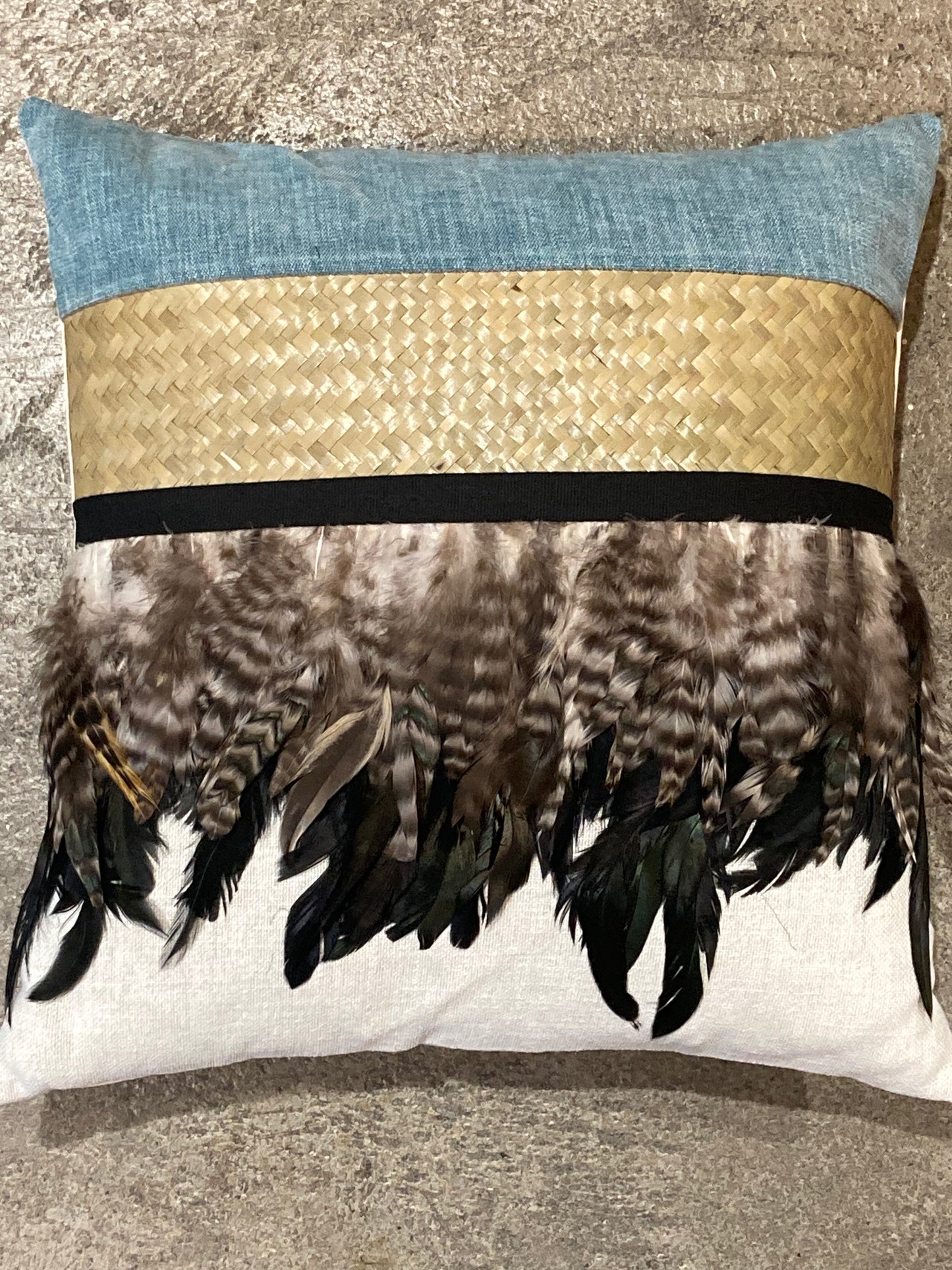 Waterfall Feather Cushion