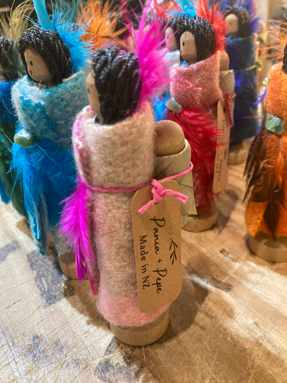 Pania + Pepe Peg Dolls