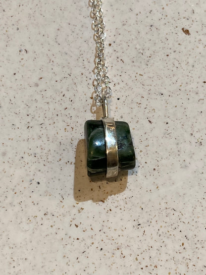 Down to Earth - Silver and Pounamu Pendants