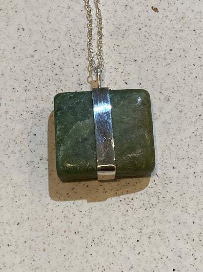 Down to Earth - Silver and Pounamu Pendants