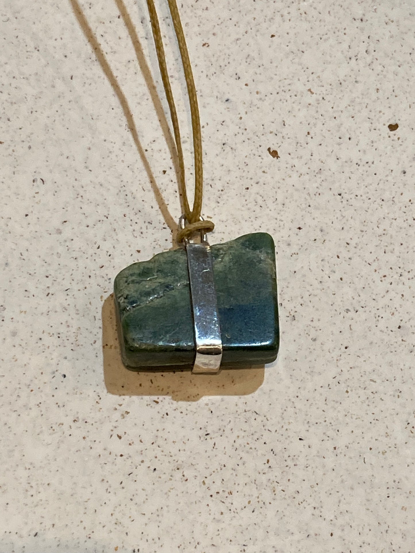 Down to Earth - Silver and Pounamu Pendants