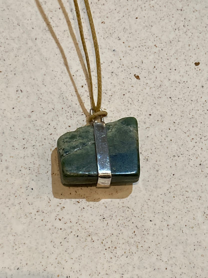 Down to Earth - Silver and Pounamu Pendants