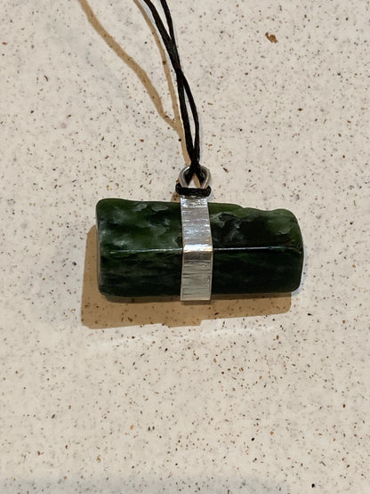 Down to Earth - Silver and Pounamu Pendants