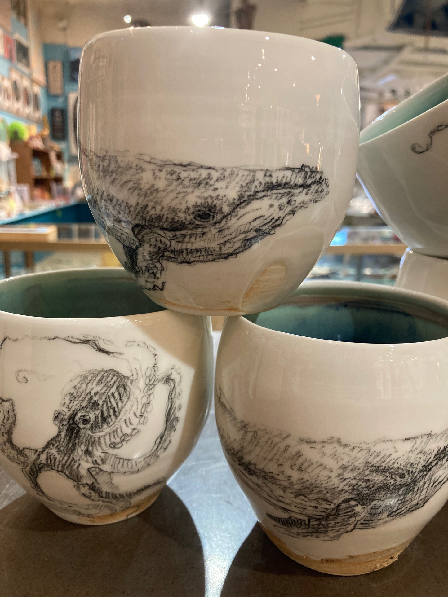 Sea Creature Cups