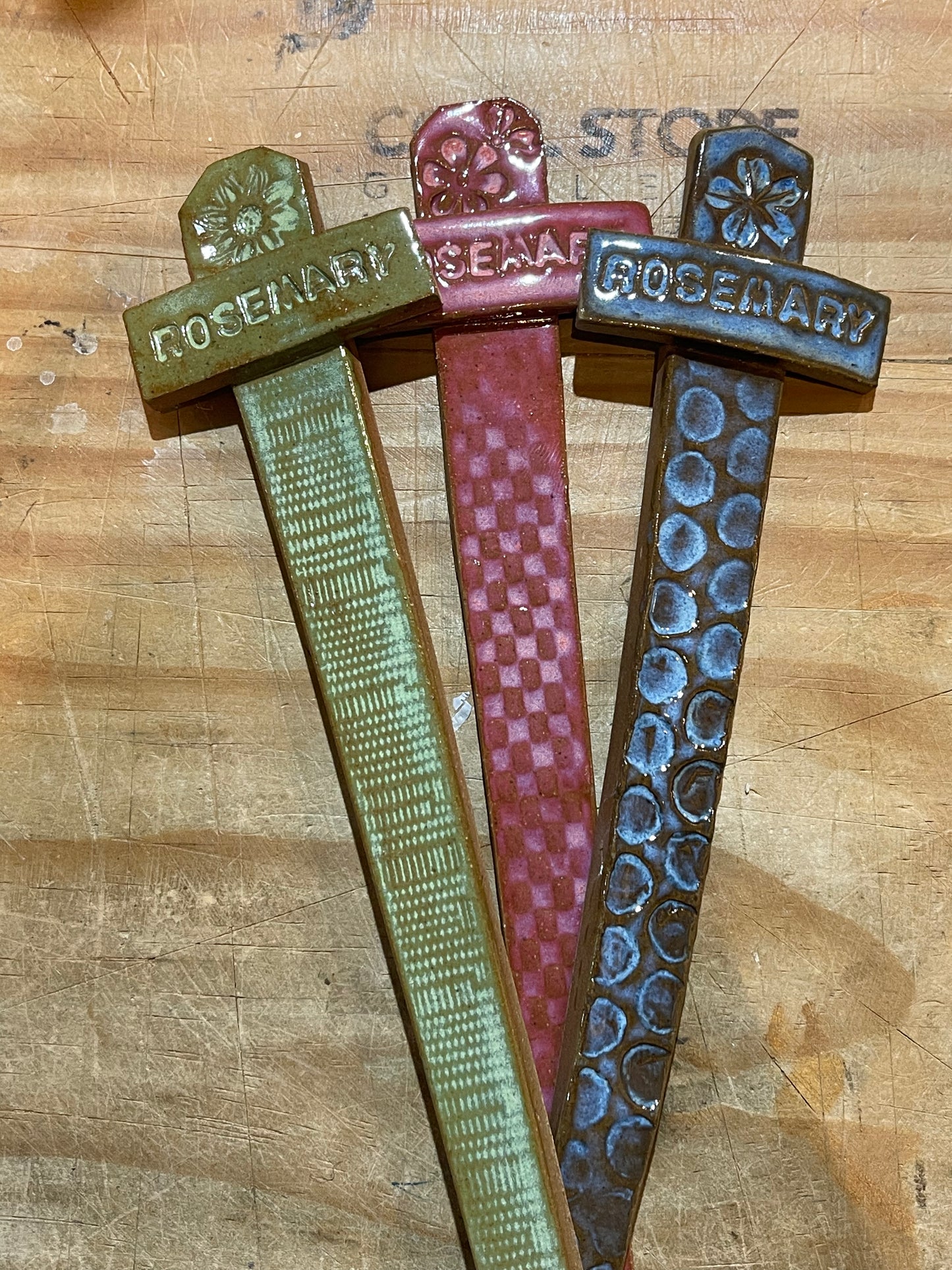 Ceramic Herb Labels