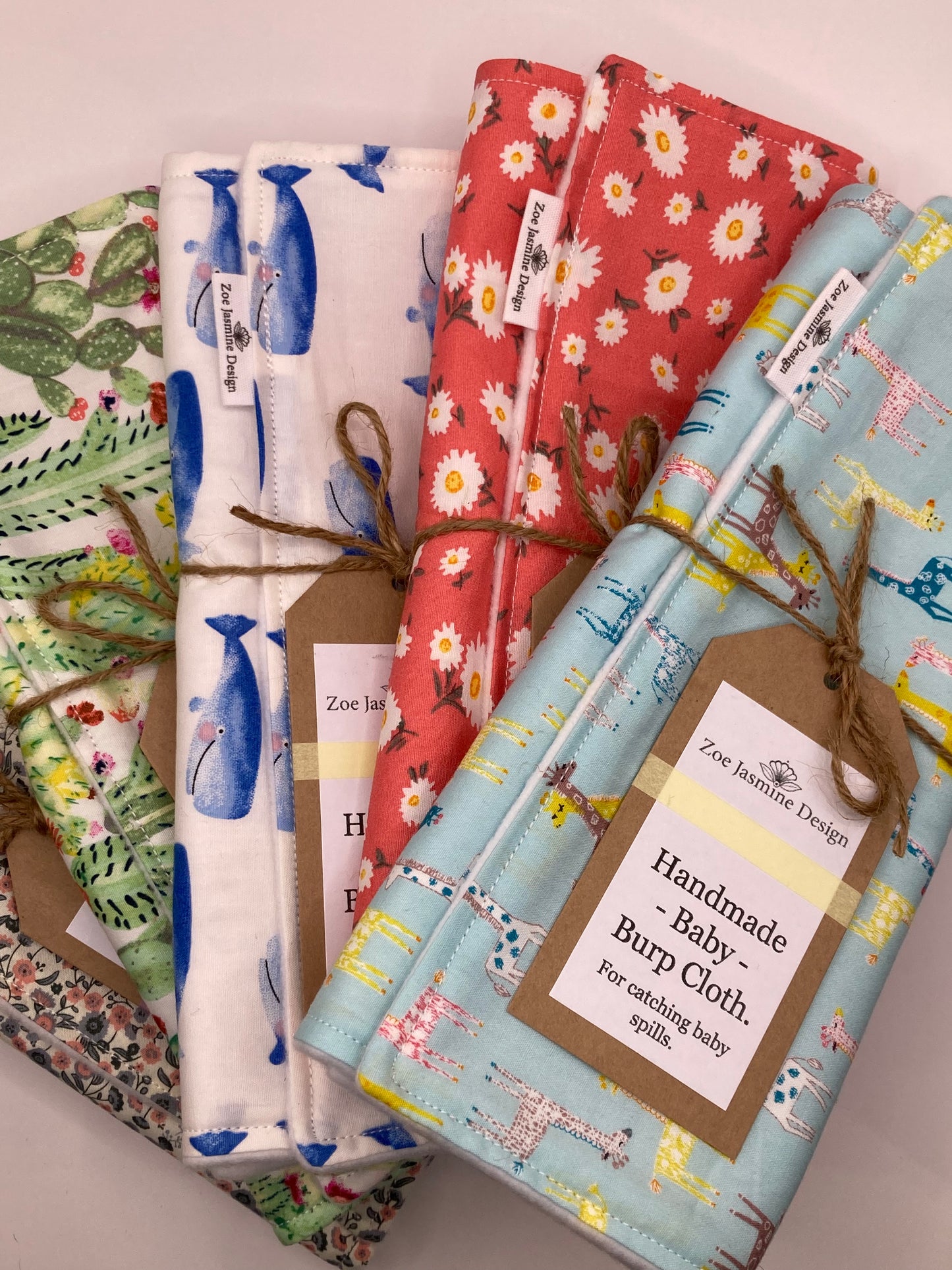 Handmade Baby Burp Cloth