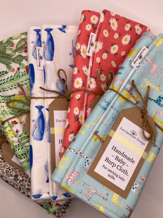 Handmade Baby Burp Cloth