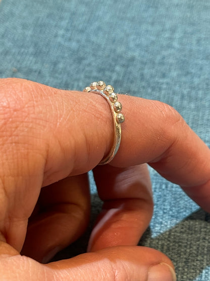 Spaced Dotti Silver Band