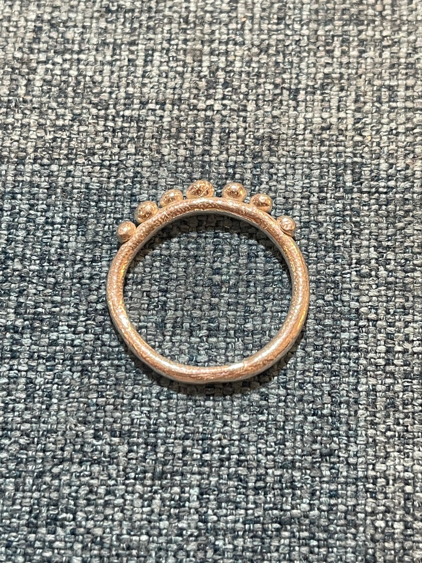 Spaced Dotti Silver Band