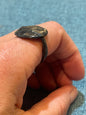 Oxidised Bronze Oval Ring