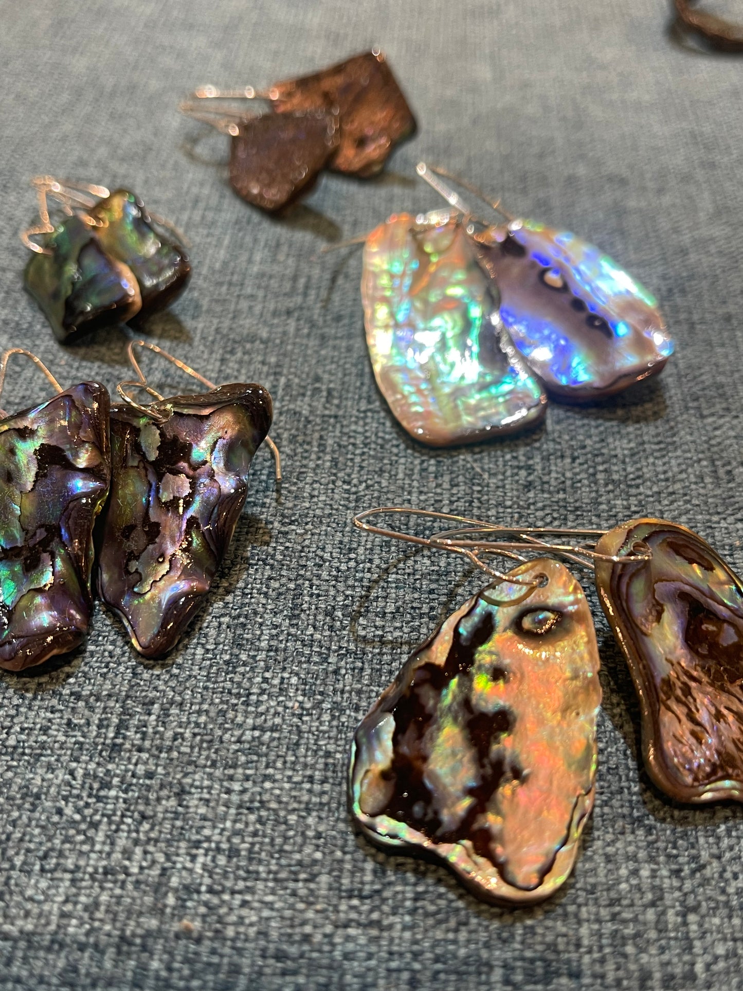 Paua Drop Earrings