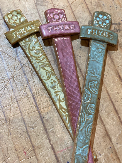 Ceramic Herb Labels