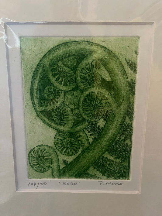 Koru Limited Edition Etching