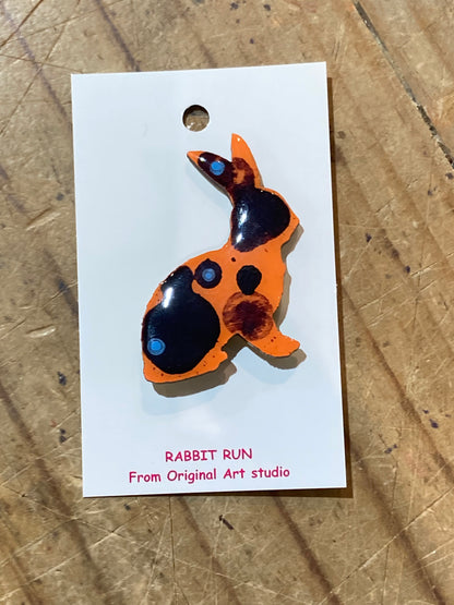 Rabbit Brooch