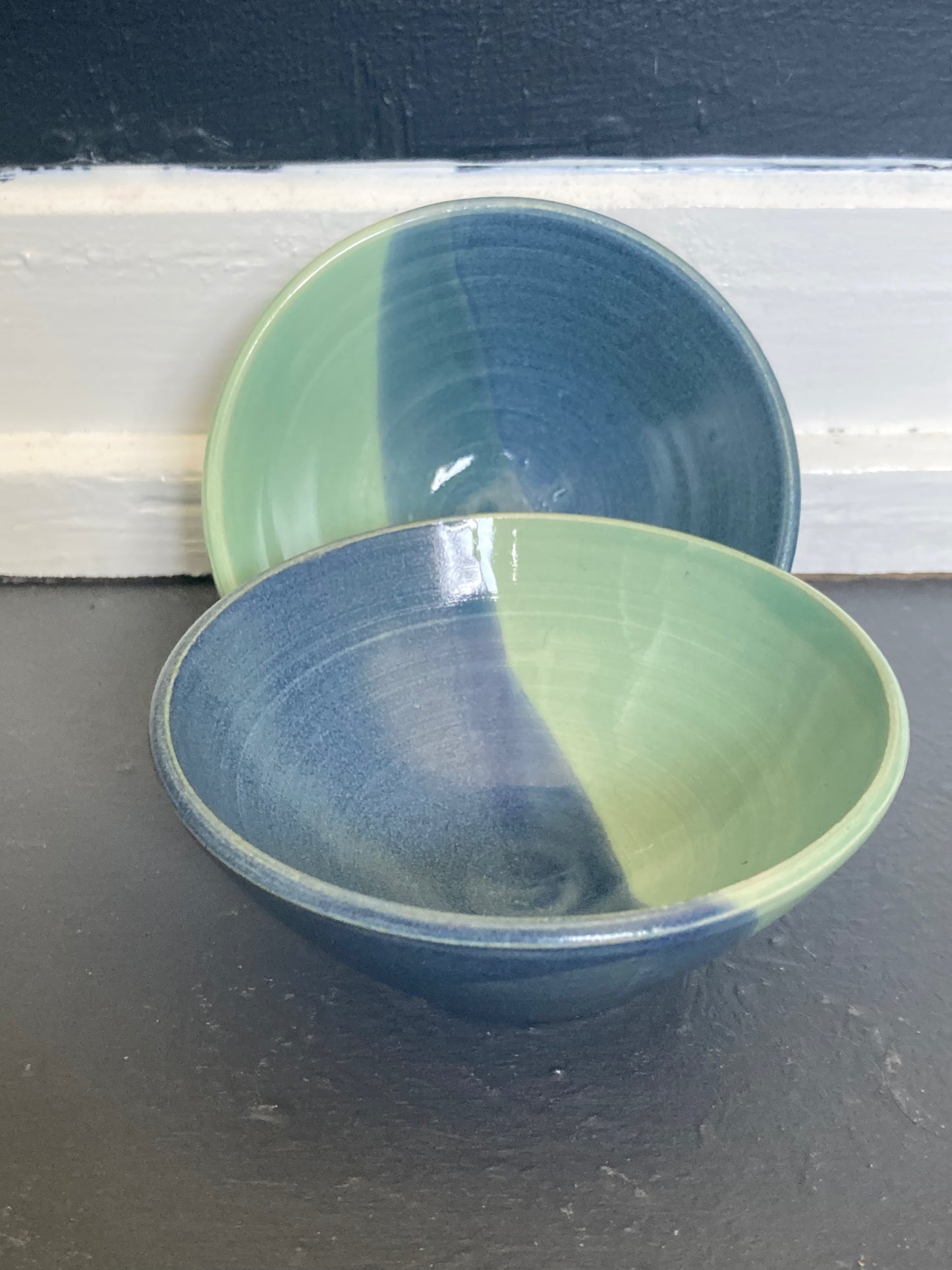 Coastal Dipping Bowl - Aqua and Blue
