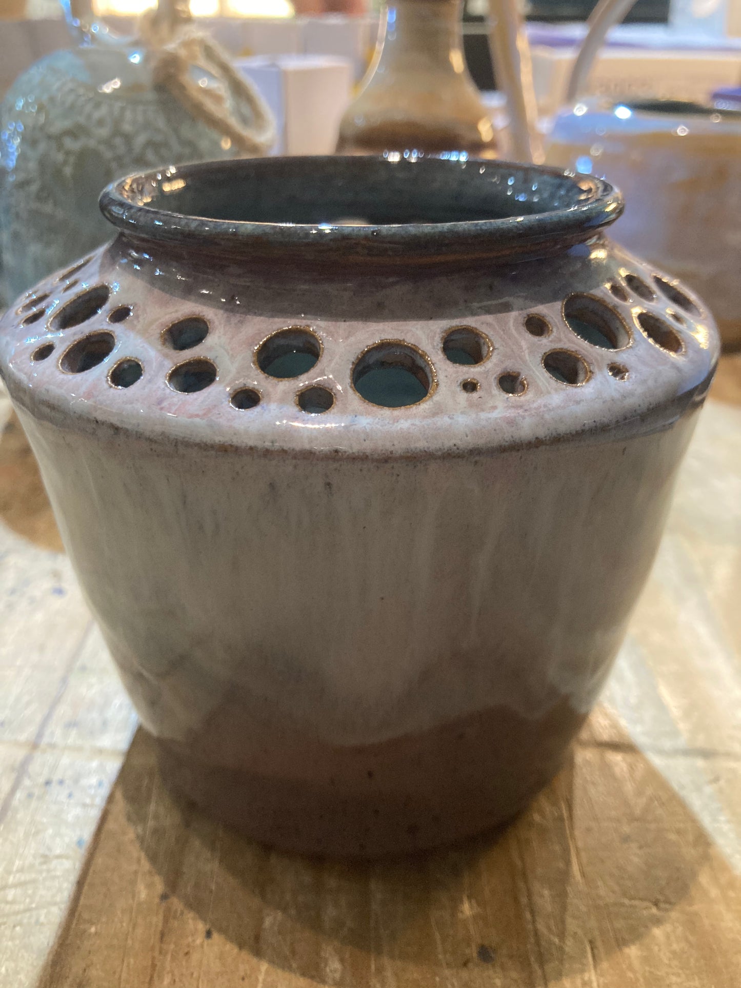 Ceramic Carved Vase