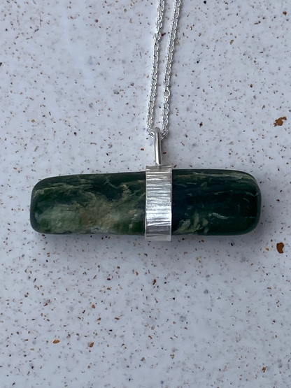 Down to Earth - Silver and Pounamu Pendants